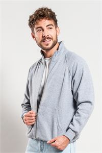FELPA FRENCH TERRY CON ZIP LUNGA